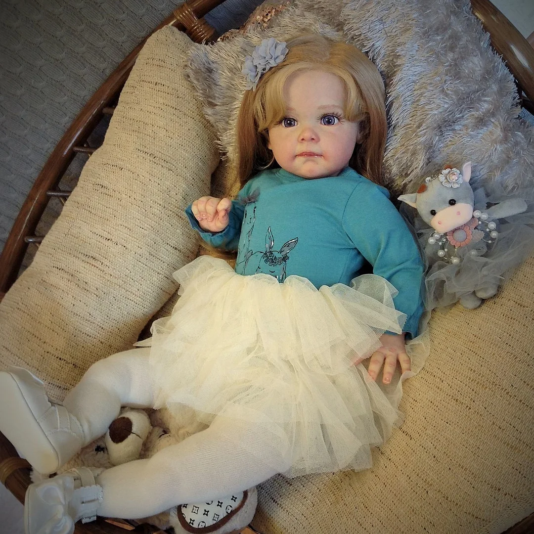 Reborn Silicone Vinly Baby Cute Girl Doll Maggi 12" Lifelike Londyn -Creativegiftss® - [product_tag] RSAJ-Creativegiftss®