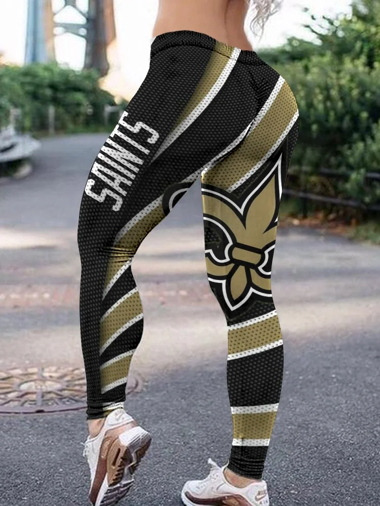 New Orleans Saints
High Waist Push Up Printed Leggings