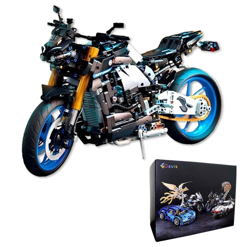 Racing Motorcycle Building Blocks | 1478-Piece Collector's Grade