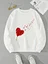 Women Fleece Cartoon Avocado Love 90s Trend Cute Clothing Fashion Pullovers Print Long Sleeve Clothes Female Graphic Sweatshirts