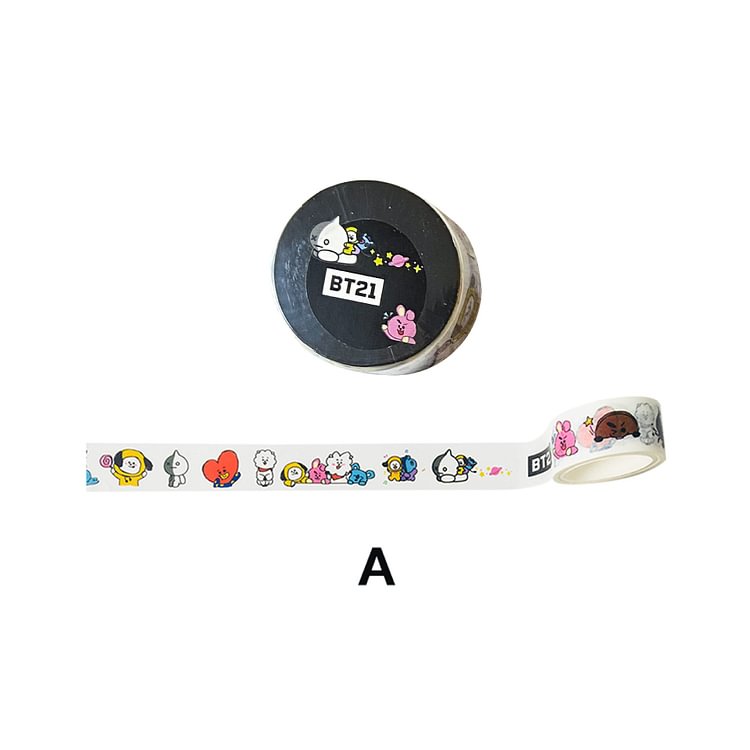 BTS animated Stickers Adhesive tape