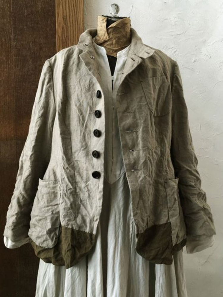 Woven Button Down Jacket main image 1