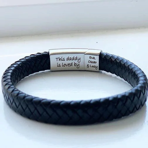 For Father - This Dad Is Loved By... Customizable Bracelet