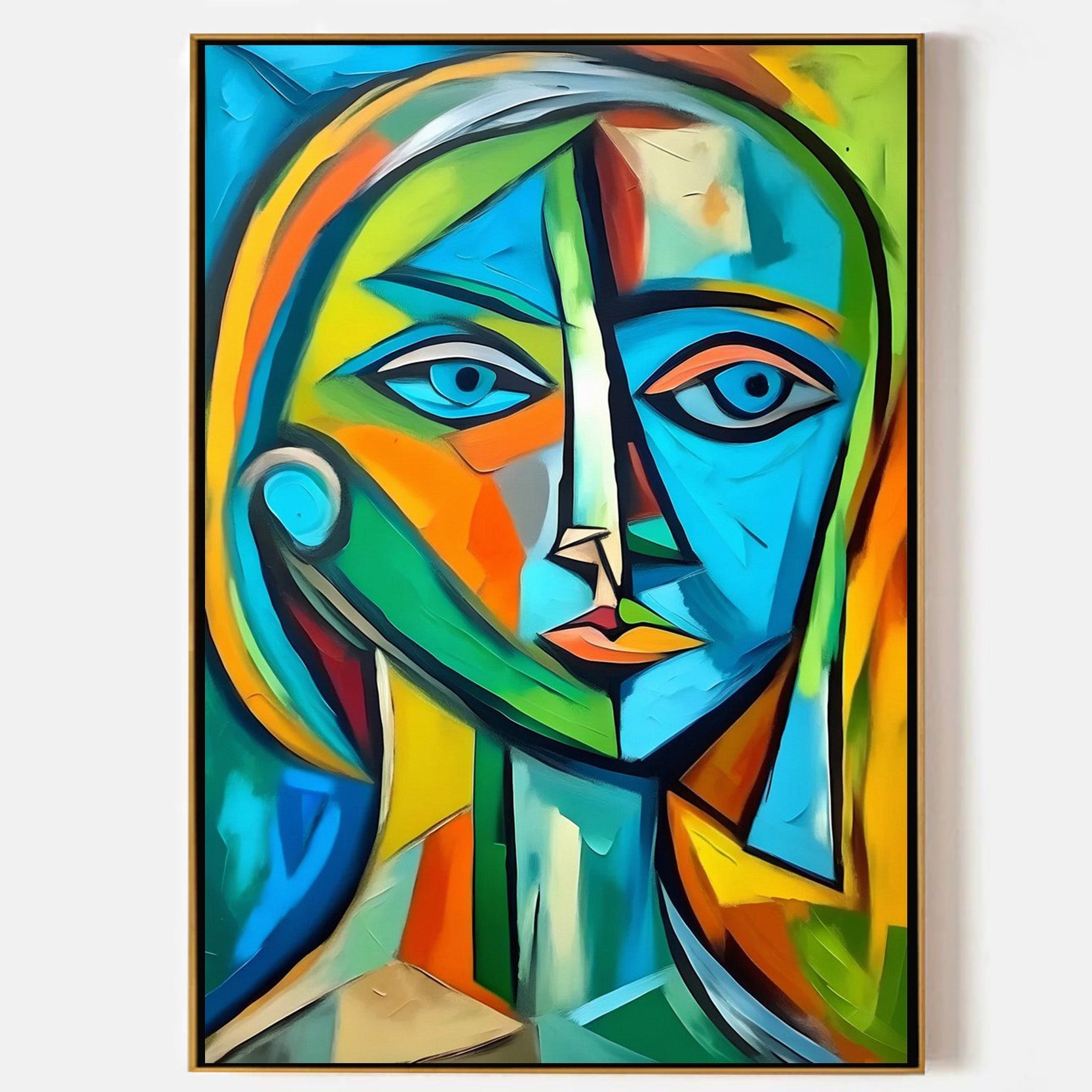 Arabelart Modern Cubist Abstract Painting - AR1059