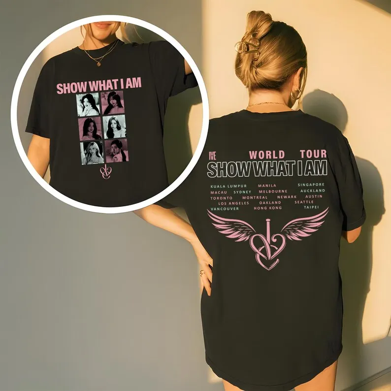 2026 IVE SHOW WHAT I AM WORLD TOUR Unisex T-Shirt