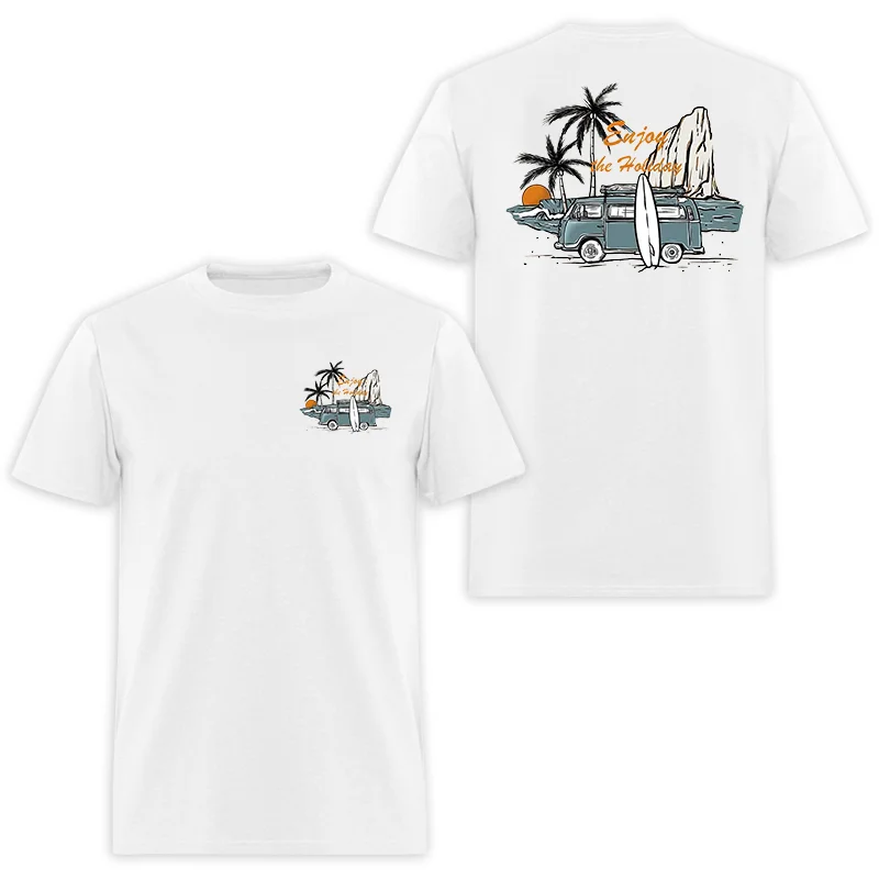 Enjoy The Holiday Printed Men's T-shirt - Devcarry