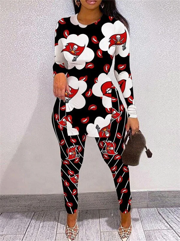 Tampa Bay Buccaneers
Limited Edition High Slit Shirts And Leggings Two-Piece Suits