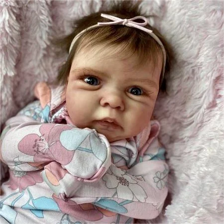 [New!] 20" Innocent and Naive Girl Named Eleanor Cloth Body Reborn Baby Doll,Best Kids Gift of 2024