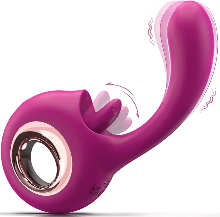 Lucy - 2 in 1 Clitoral Licking Tongue Vibrator