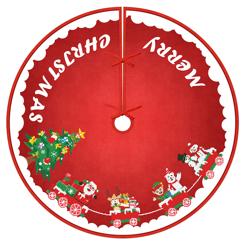 Christmas Tree Skirt Carpet - 5D DIY Craft Fashion Accessories - 85.5*85.5CM, 501 Original
Christmas Tree Skirt Carpet - 5D DIY Craft Fashion Accessories - 85.5*85.5CM, 501 Original