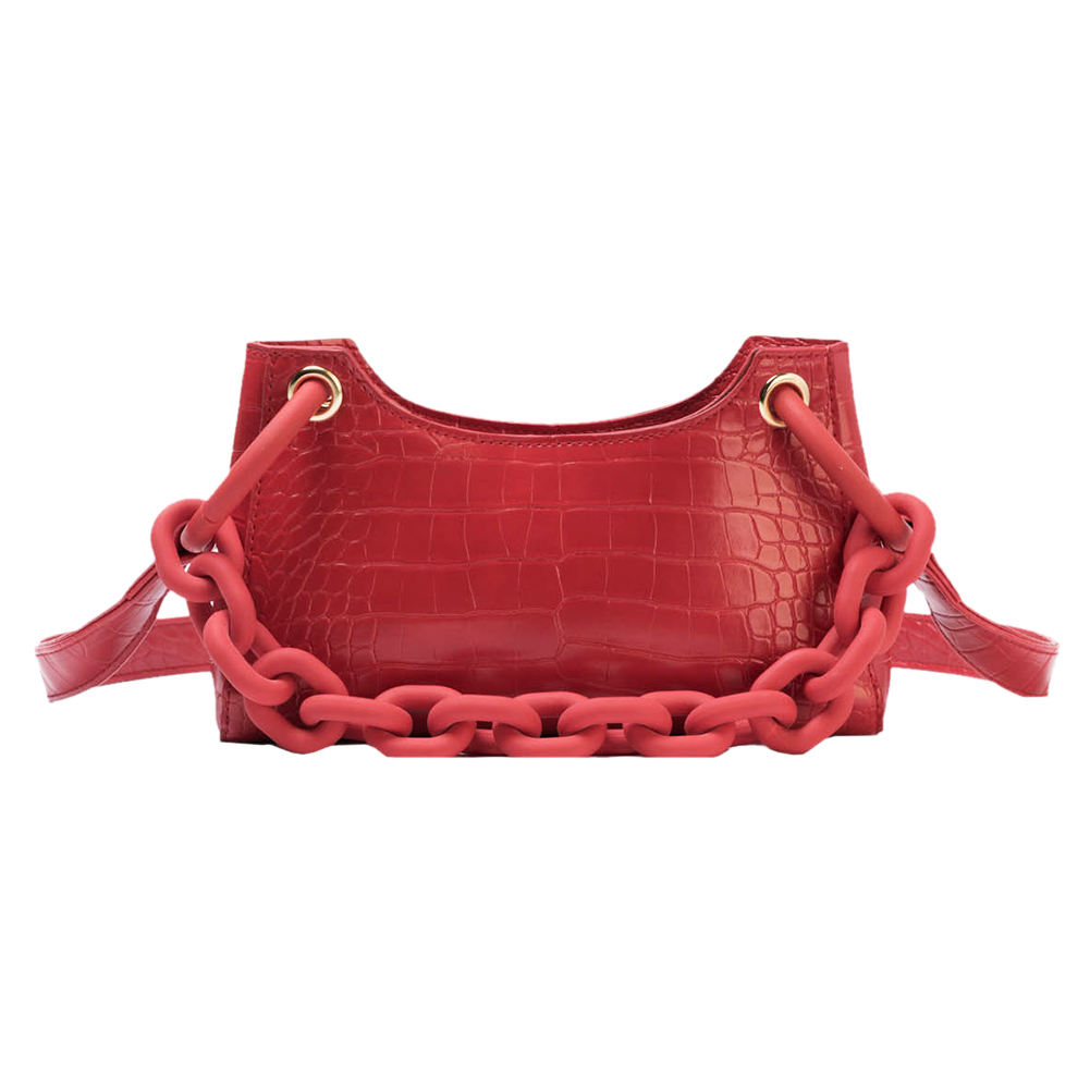 Acrylic Chain Shoulder Bags Women Solid Handbag PU Messenger Totes -Red, 501 Original
Acrylic Chain Shoulder Bags Women Solid Handbag PU Messenger Totes -Red, 501 Original