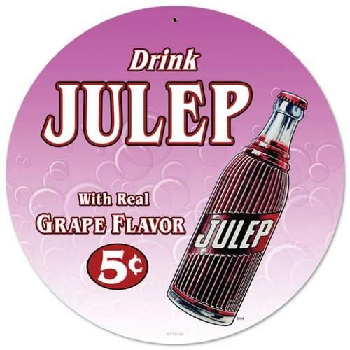 Drink- Round Shape Tin Signs/Wooden Signs - 30*30CM
