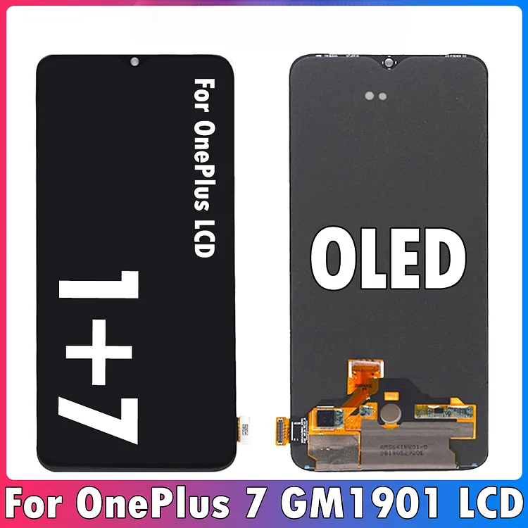 OLED 6.41" For OnePlus 7 LCD Touch Screen Digitizer Assembly For One Plus 7 LCD Display For 1+7 GM1901 Display Parts