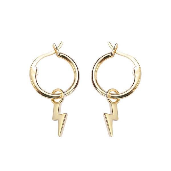 1pair Lightning Design Drop Earrings