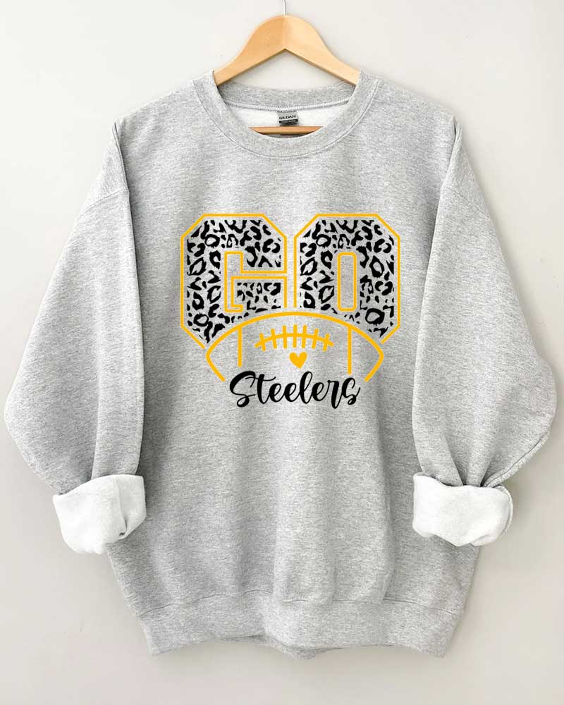 Pittsburgh Steelers Football Sweatshirt, Pittsburgh Football Crewneck -  Cherrycatshop