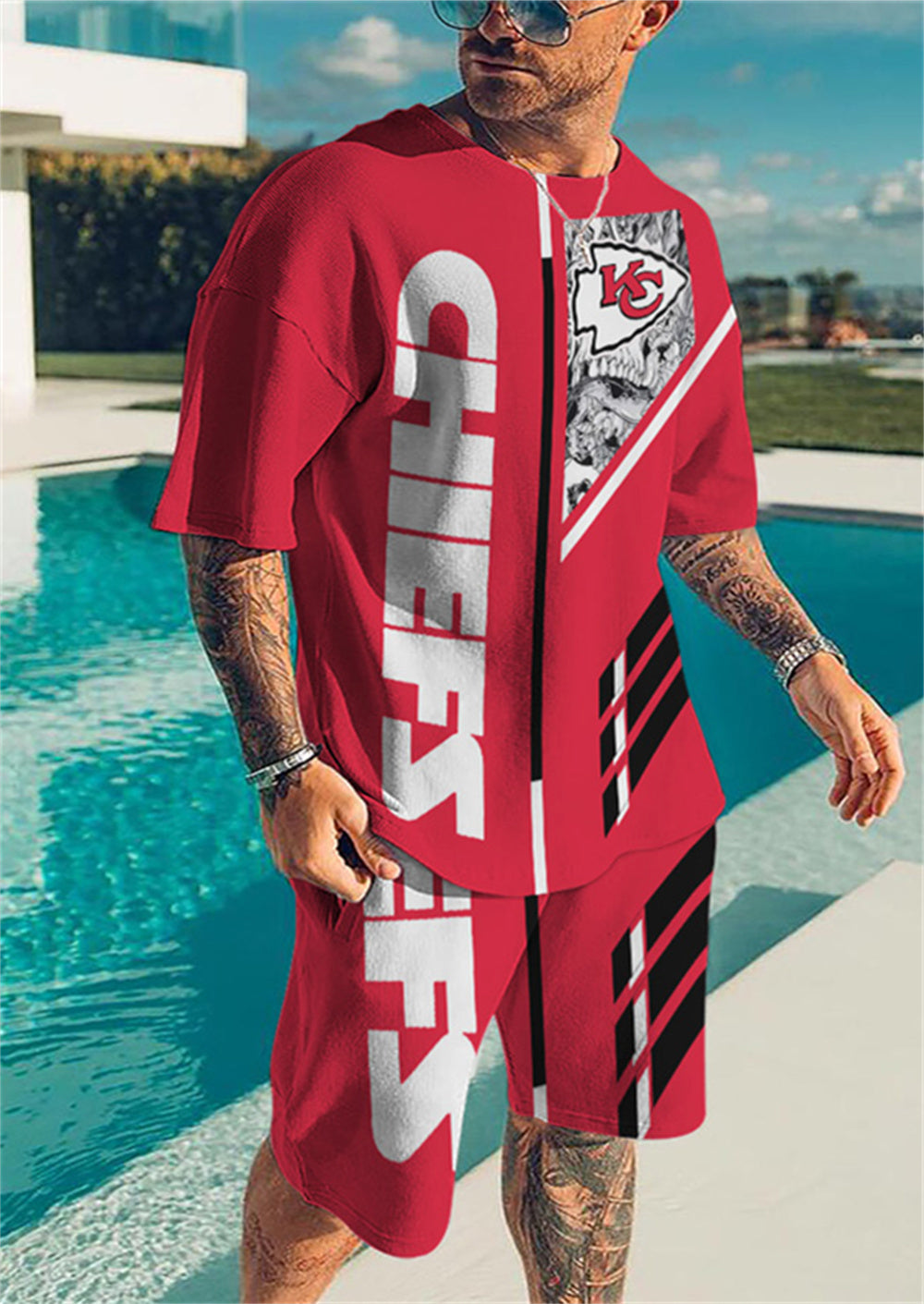 Kansas City Chiefs Limited Edition Top And Shorts TwoPiece Suits