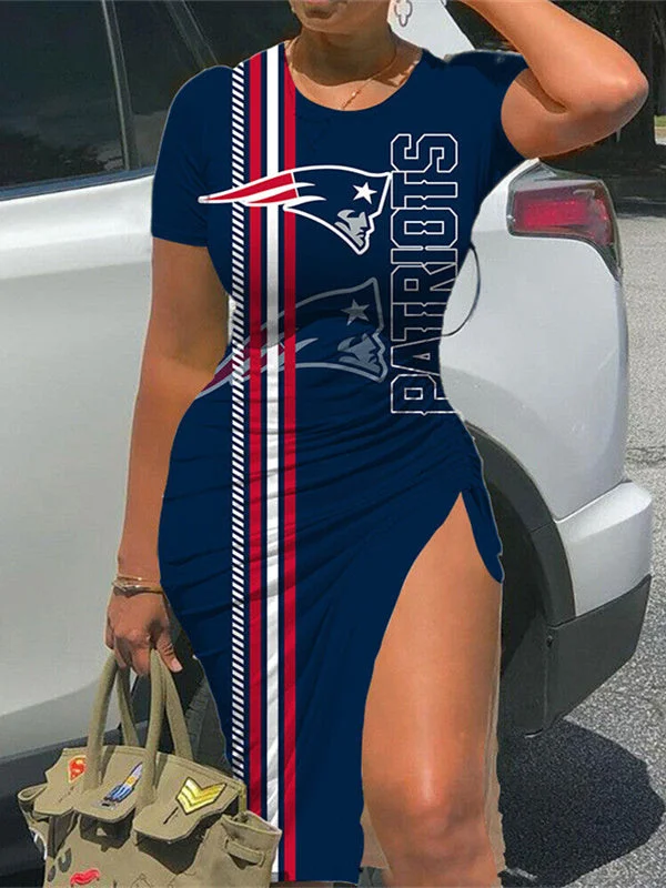 New England Patriots
Women's Slit Bodycon Dress