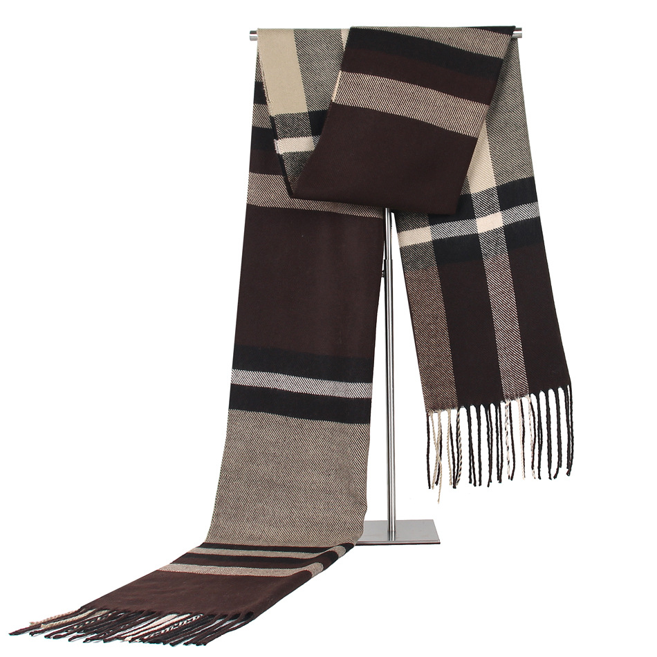 Men's autumn and winter cashmere scarf 010