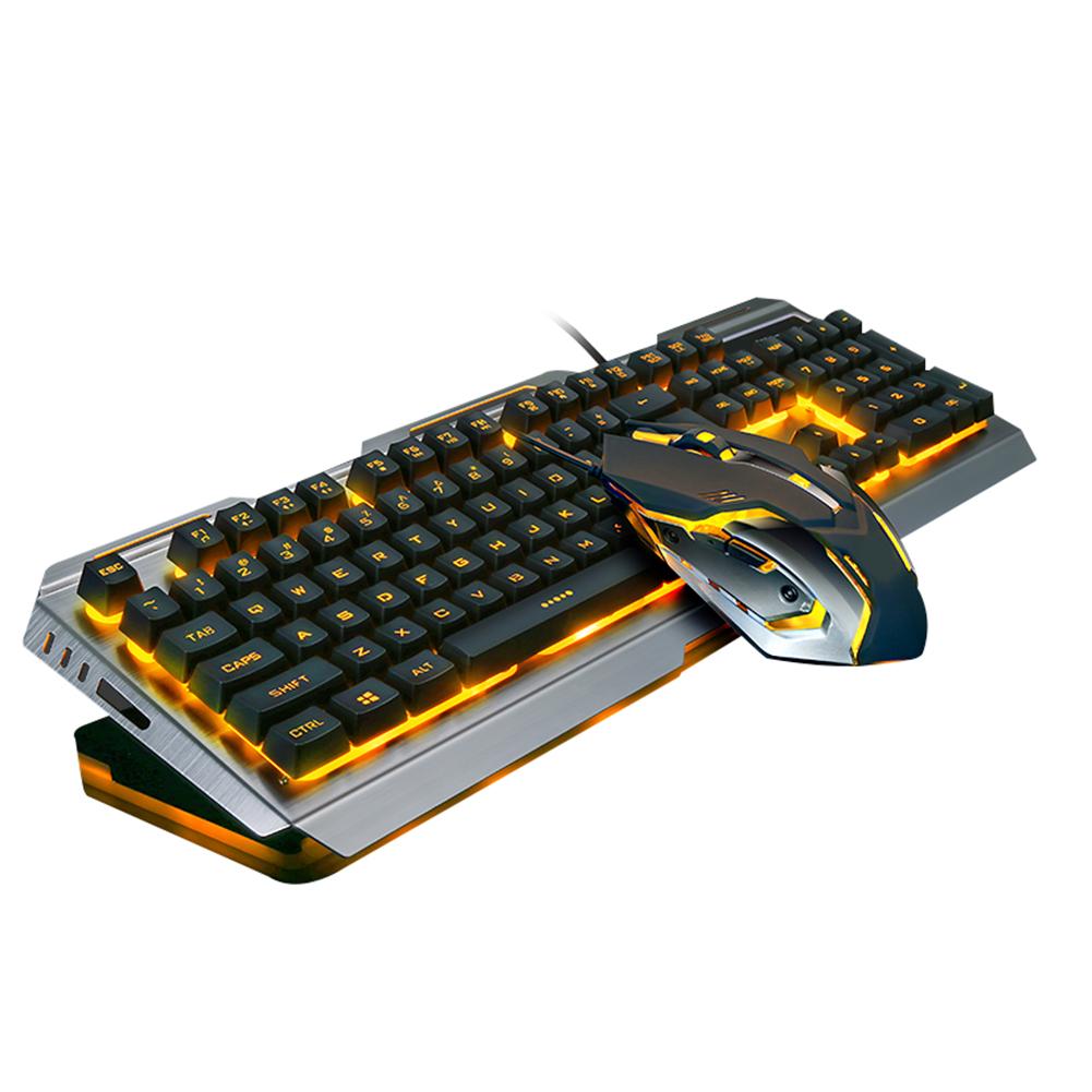 V1 USB Wired Ergonomic Backlit Mechanical Feel Gaming Keyboard Mouse Set, 501 Original
V1 USB Wired Ergonomic Backlit Mechanical Feel Gaming Keyboard Mouse Set, 501 Original