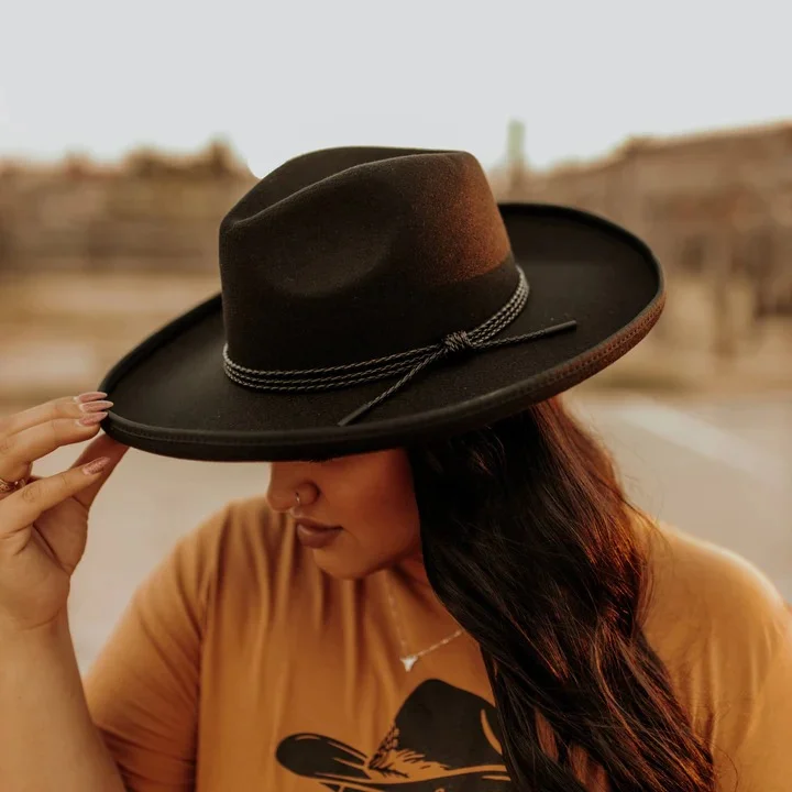 Trio Rope Band Western Hat