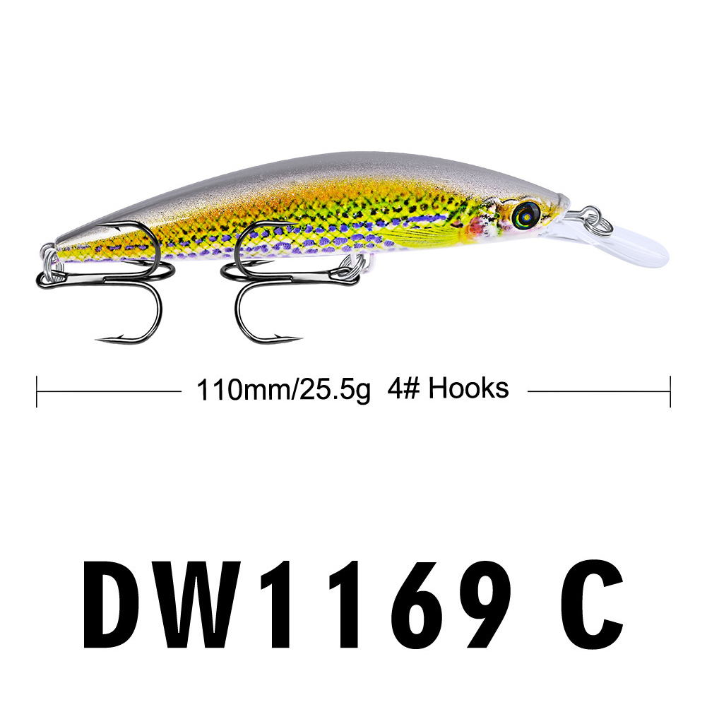 11cm/25g Luya Mino Plastic Fake Fishing Bait Artificial Lure Fishing Tackle, 501 Original
11cm/25g Luya Mino Plastic Fake Fishing Bait Artificial Lure Fishing Tackle, 501 Original