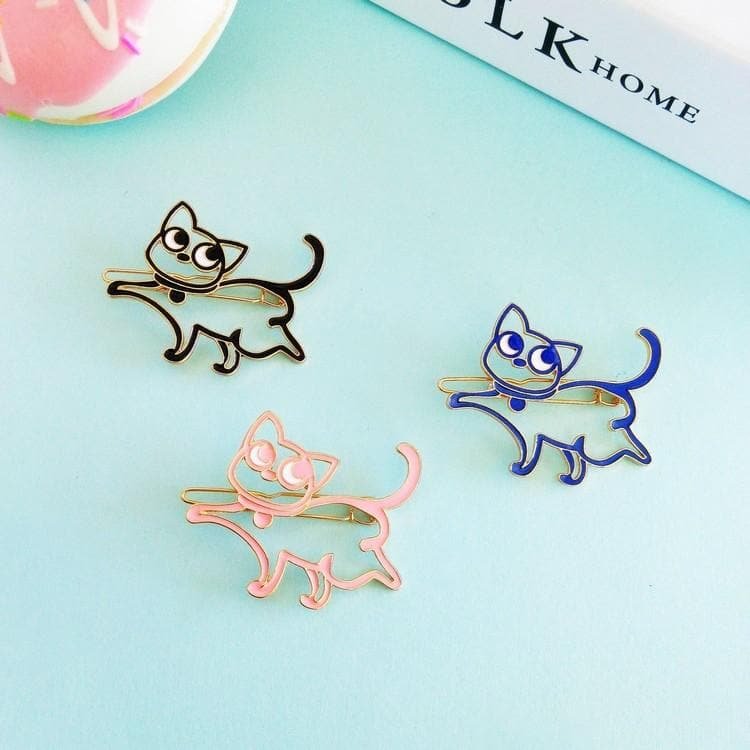 Pink/Blue/Black Sailor Moon Kitty Hair Clip SP1711097