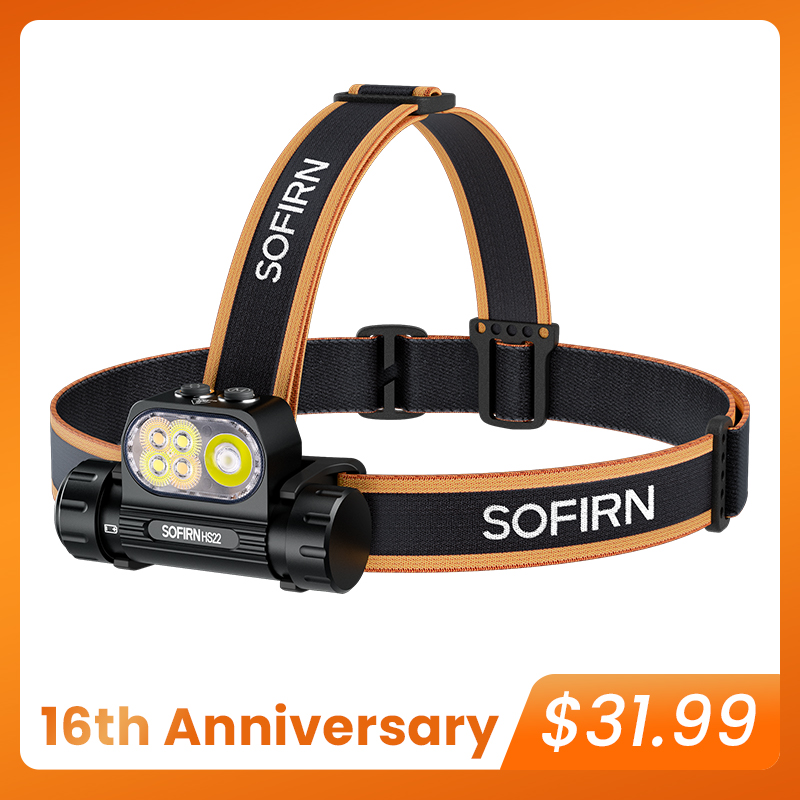 Sofirn HS22 Ultra-Bright Headlamp 2500 Lumens