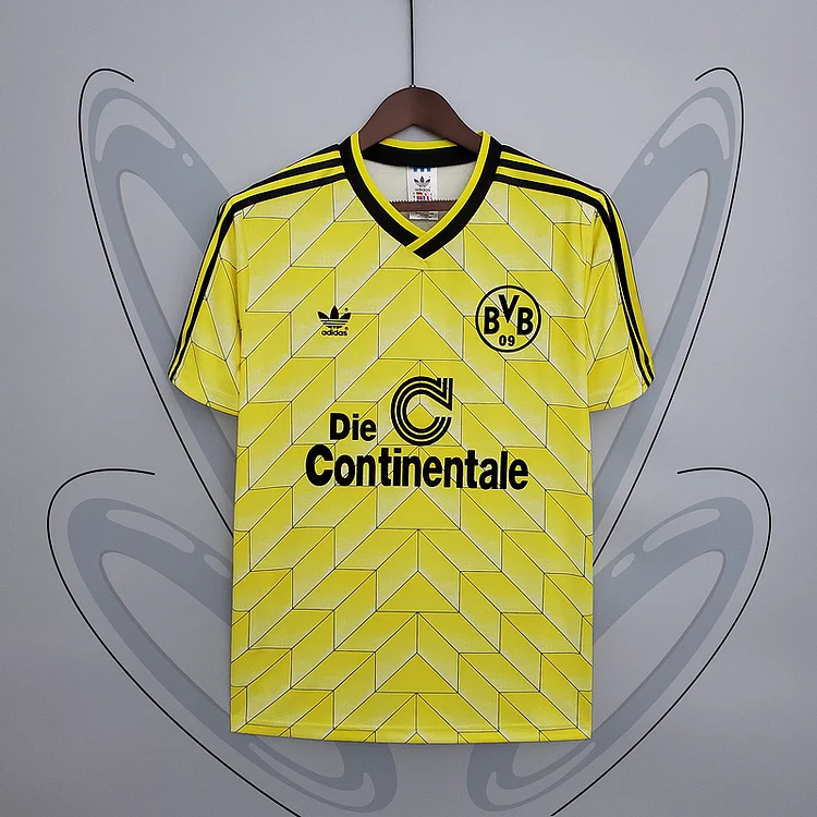 Retro Dortmund 1988 home   Football jersey retro