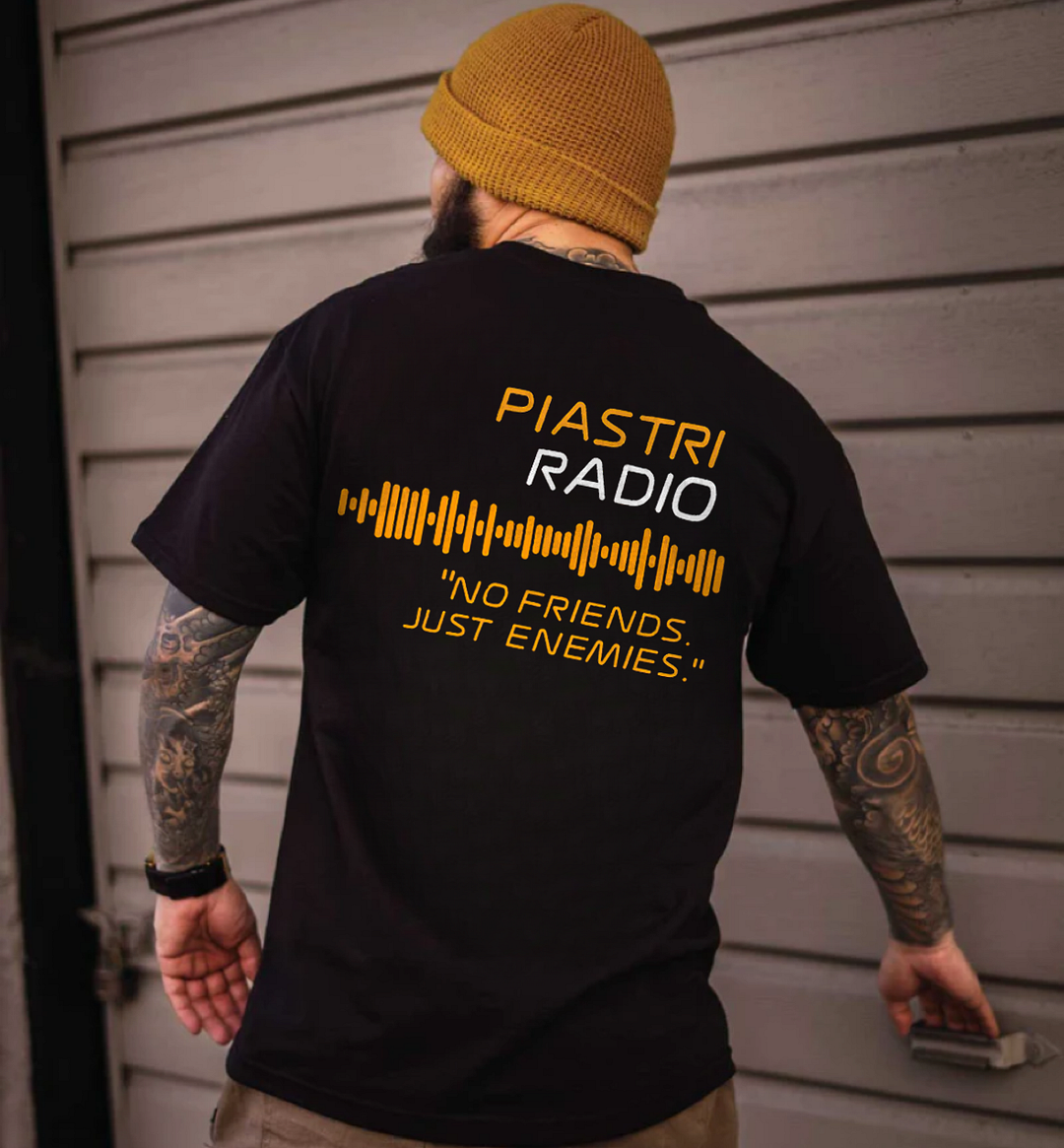 No Friends. Just Enemies Printed Men's T-shirt - Devcarry