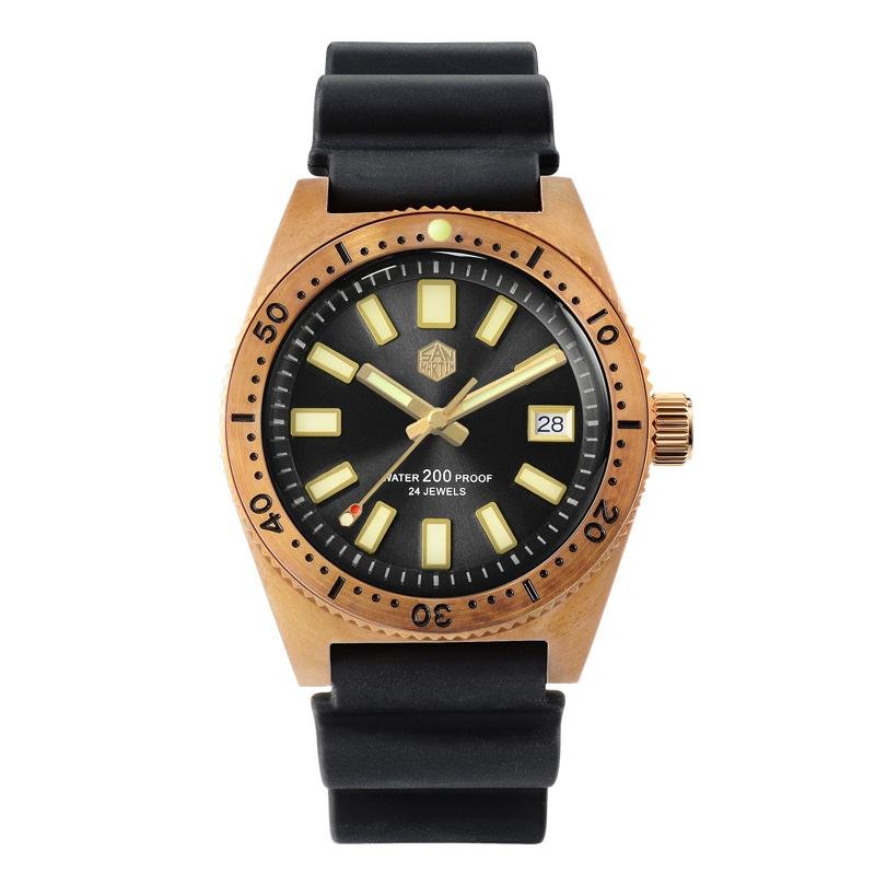 San Martin Tin Bronze 62Mas Diver Watch SN007San Martin Watch San Martin Watch StoreSan Martin Watches