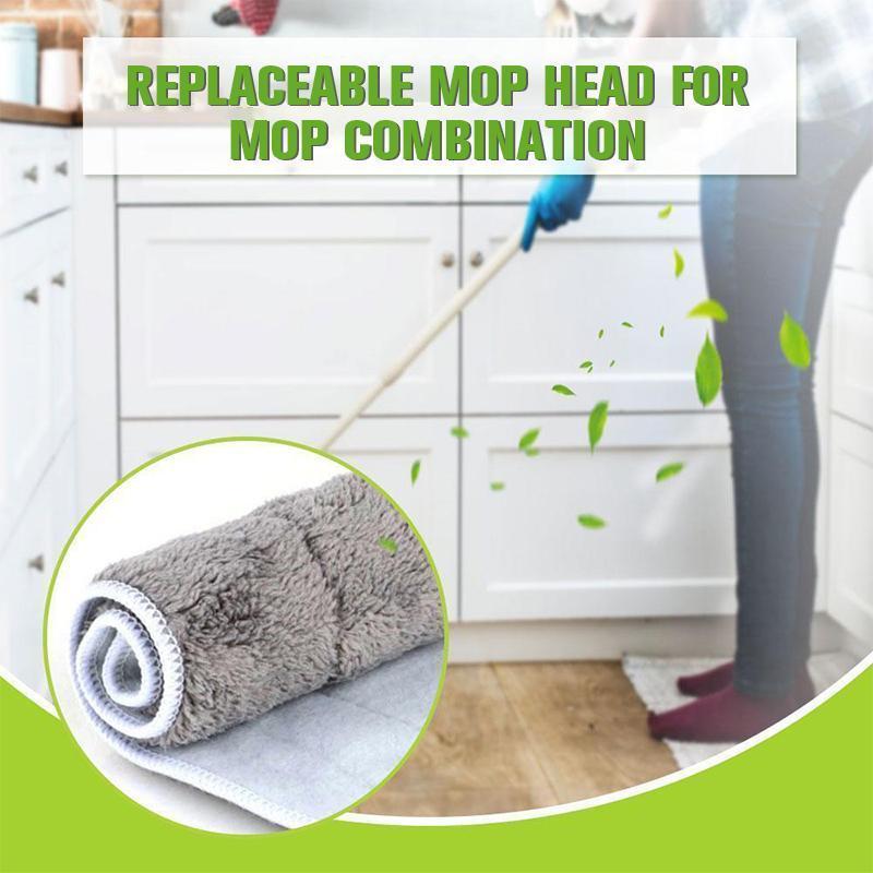Replaceable mop head for mop combination | 168DEAL