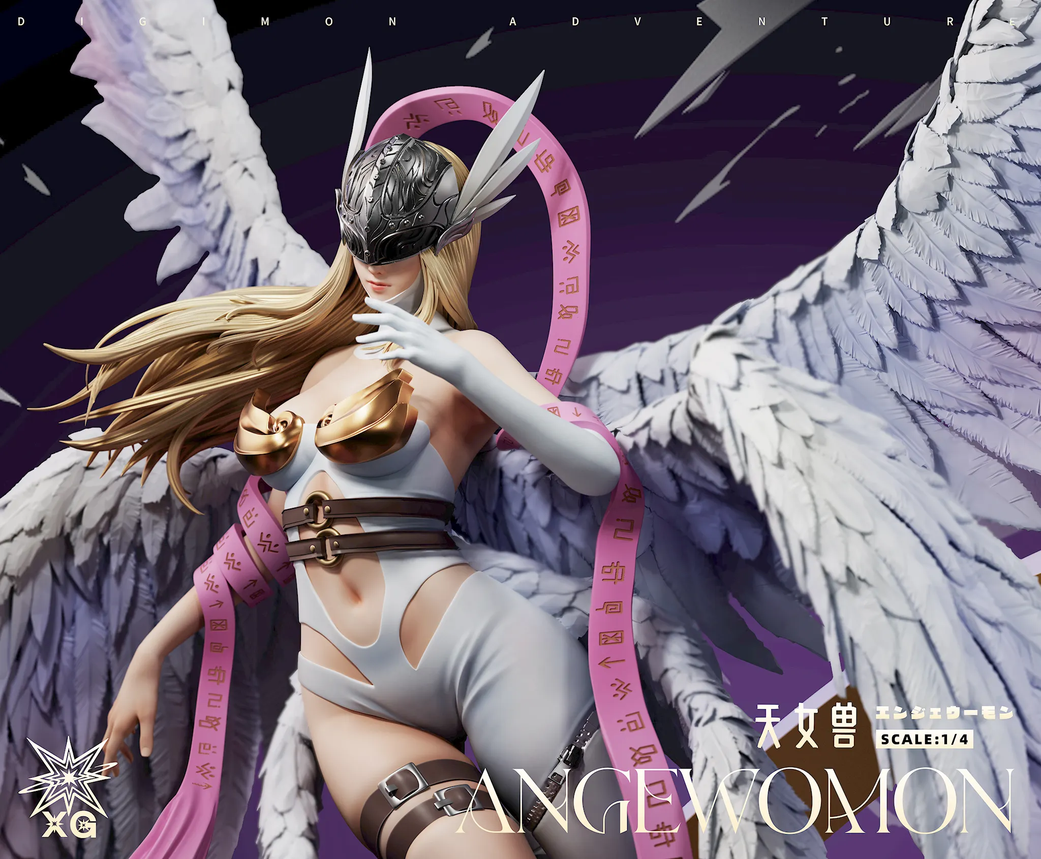 XG Studio - Digimon Angewomon 1/4 & 1/6 Statue(GK)