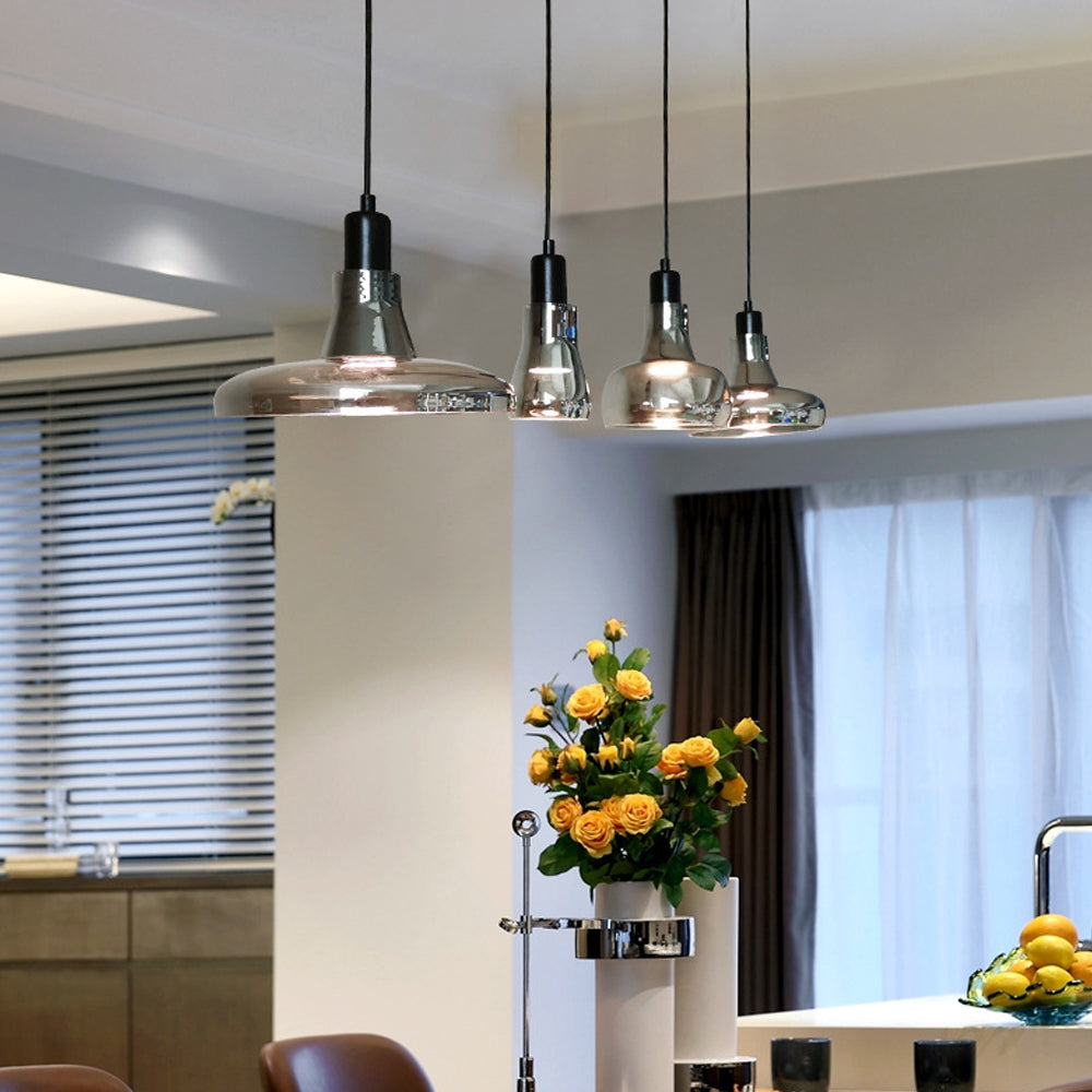 Black Glass Samll Pendant Light