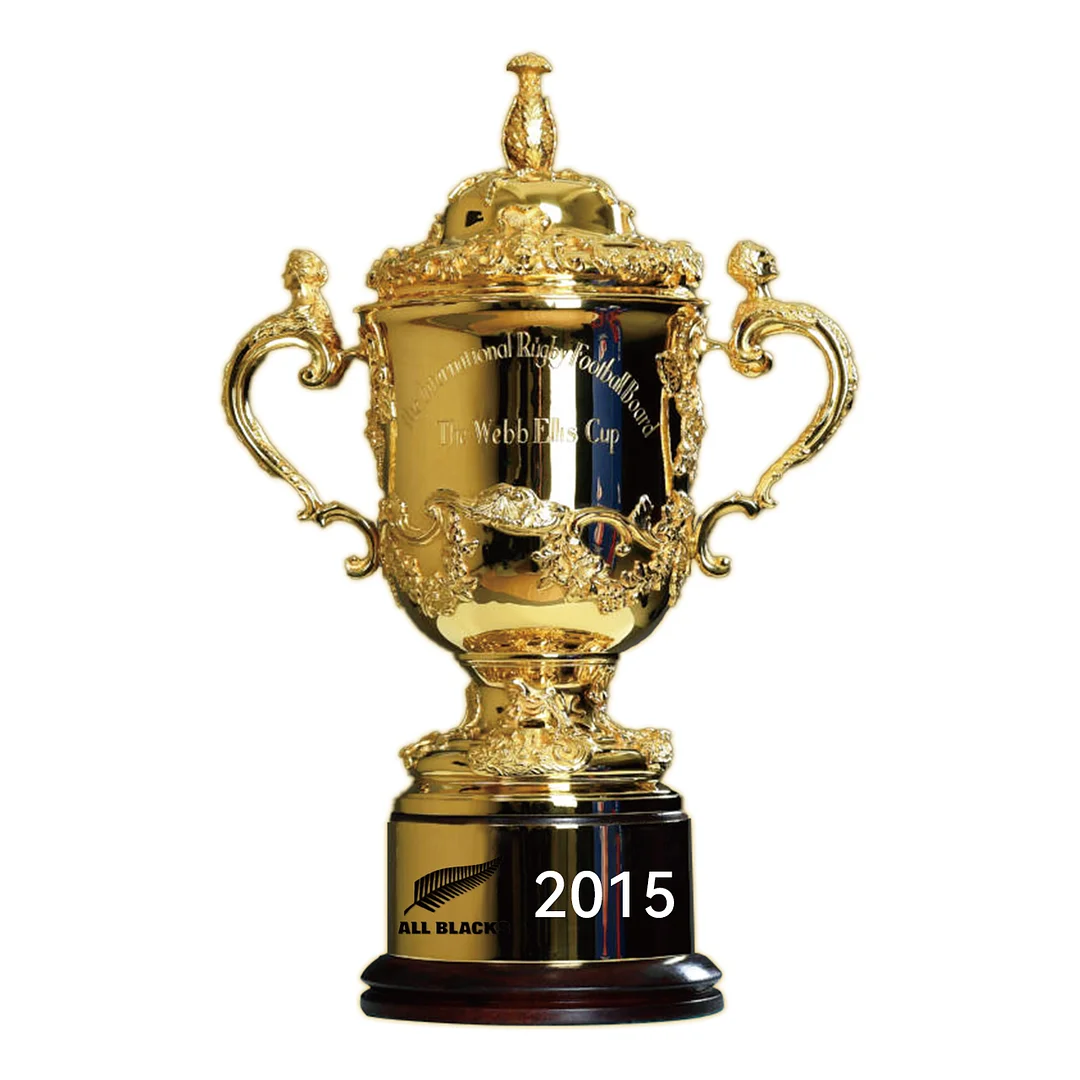 The Webb Ellis Cup Rugby World Cup Champions Trophy Metal 10cm (2015)