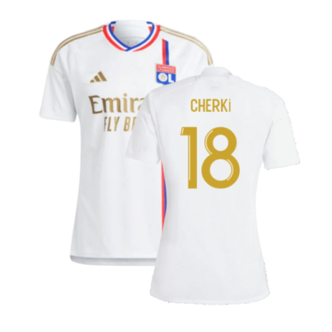 Olympique Lyon Rayan Cherki 18 Home Shirt Kit 2023-2024