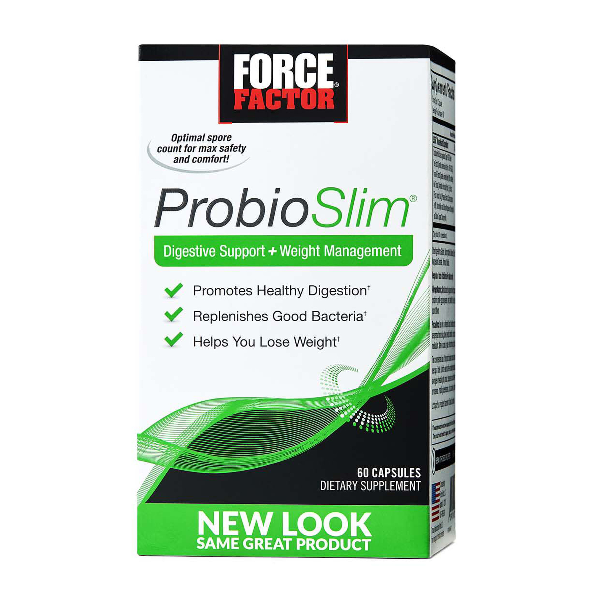 Force Factor ProbioSlim with Next-Gen SLIMVANCE Probiotic Fat