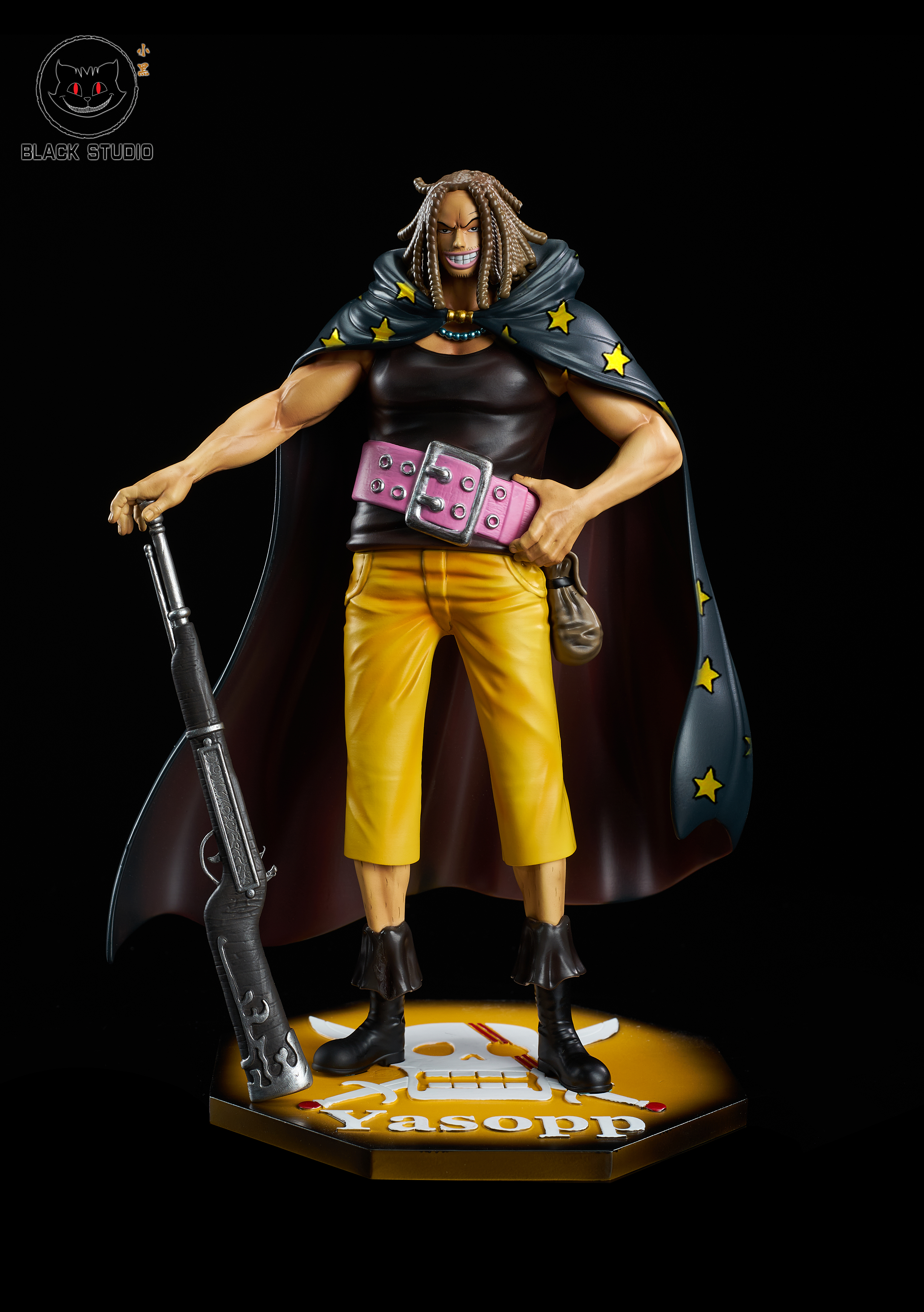 PRE-ORDER Black Studio One Piece Yasopp & Lucky Roux Statue(GK)
