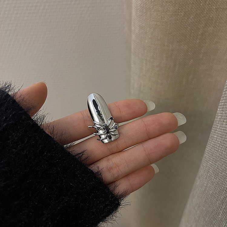 Zircon Spider Nail Ring