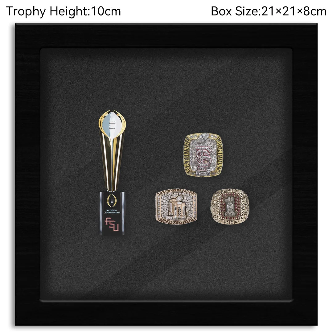 Florida State Seminoles CFP National Championship NCAA Trophy&Ring Box