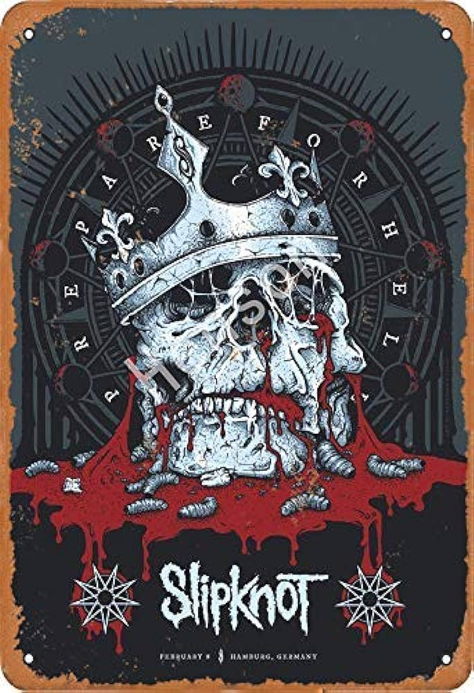 20*30cm/30*40cmSlipknotMetal Tin Signs