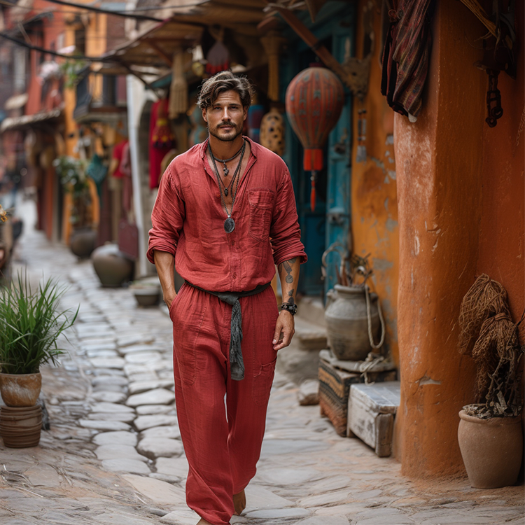 Linen Casual Jumpsuit-inspireuse