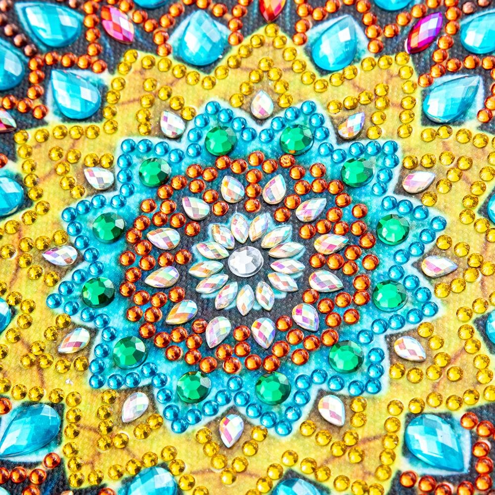 Mandala Flower Diy Crystal Rhinestone Partial Drill Diamond Painting