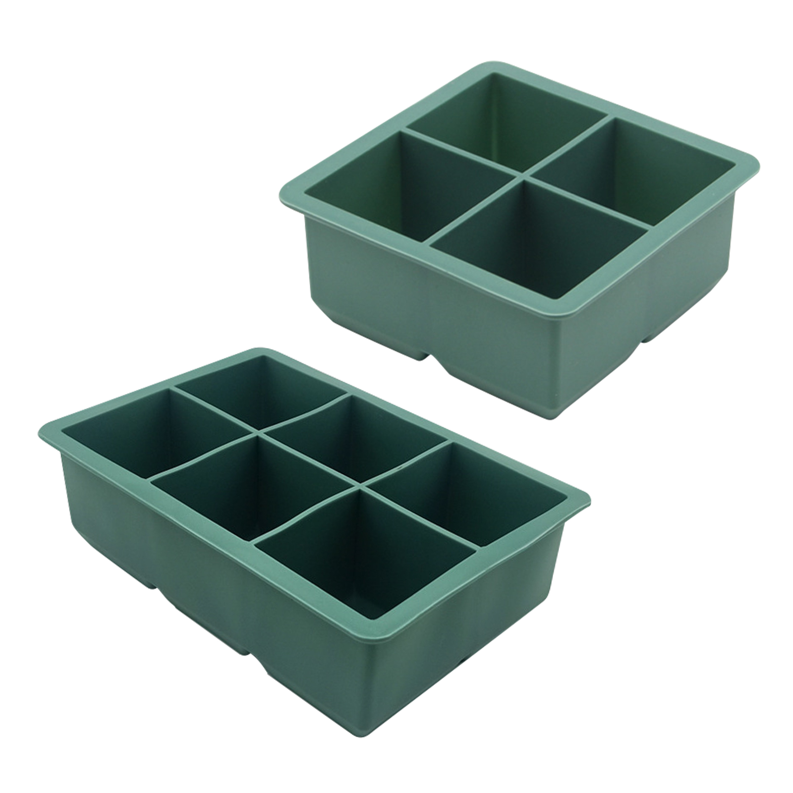 Ice Cube Trays 2 Pack, 4/6 Square Silicone Ice Molds for Whiskey, Cocktails, 501 Original
Ice Cube Trays 2 Pack, 4/6 Square Silicone Ice Molds for Whiskey, Cocktails, 501 Original