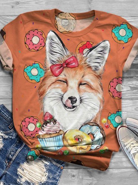 Bestdealfriday Cotton Blend Casual Printed Shirts Tops 8739514