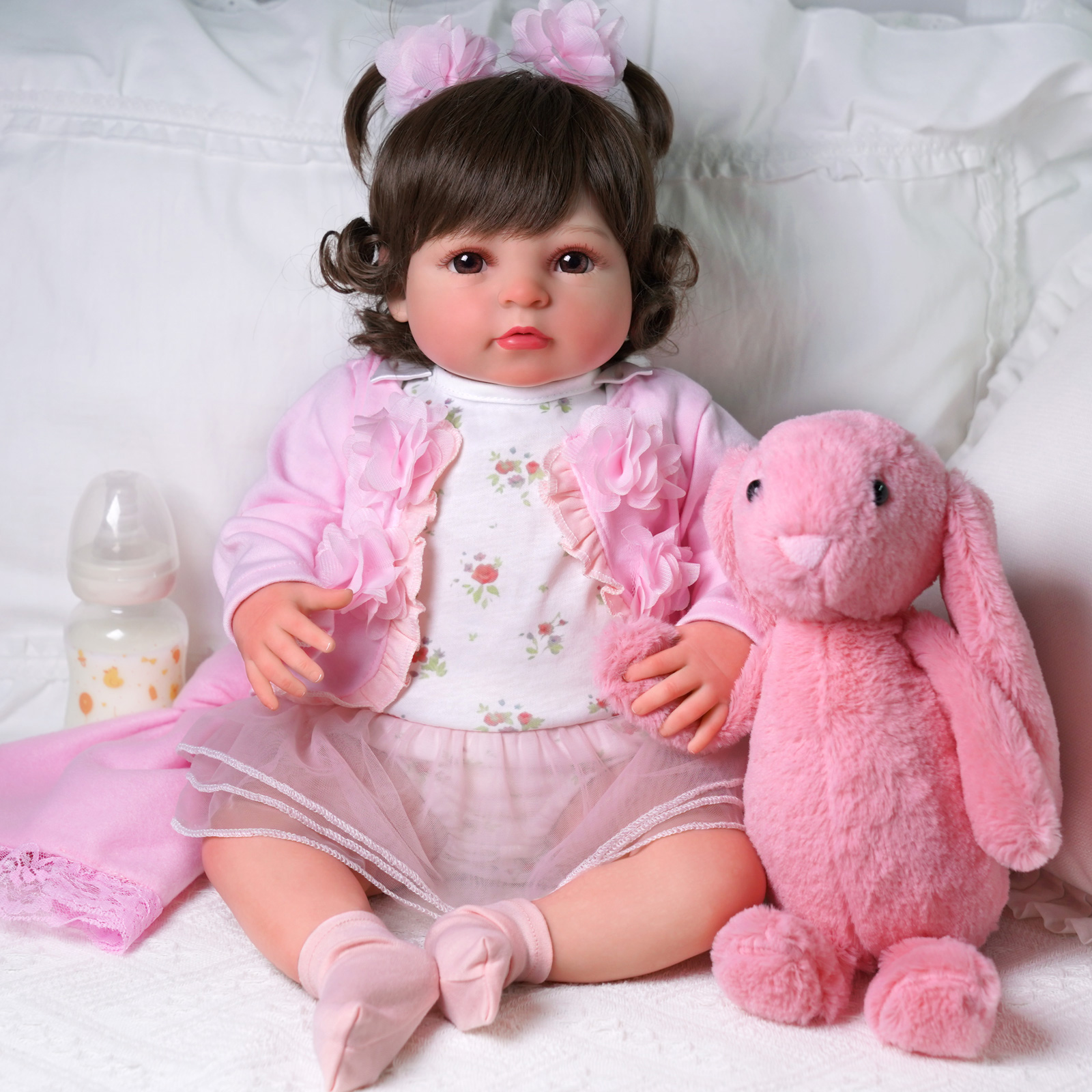 20 Cutest Realistic Soft Touch Reborn Baby Doll Girl The Pink Floral