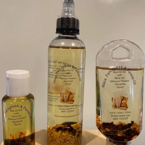 pornhint Pornhint Maca, Fennel, Fenugreek, Hibiscus & Almond Oil Breast, Butt, Glute, Skin and Muscle Massage Oil Nicely Scented Good To Use Anytime