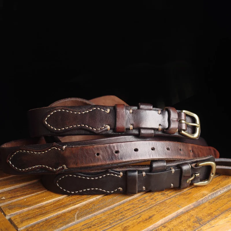 American Vintage Western Handmade Brass Belt