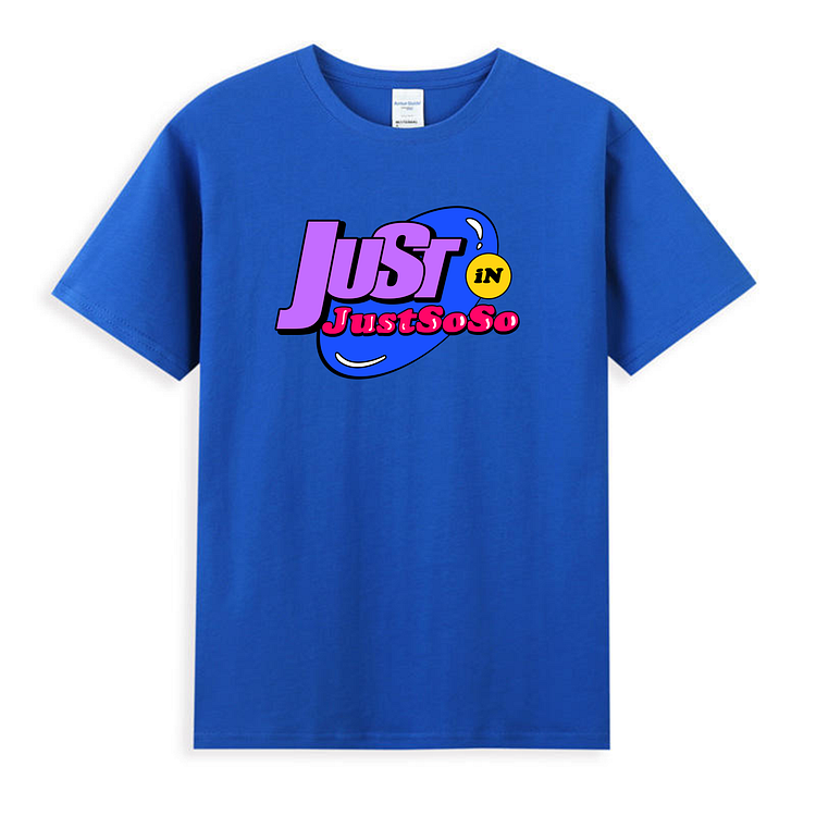 Unisex Just In JustSoSo Shirts Sapphire Blue
