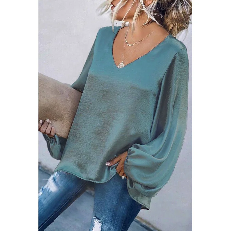 Casual Loose Puff Dleeve T-shirt