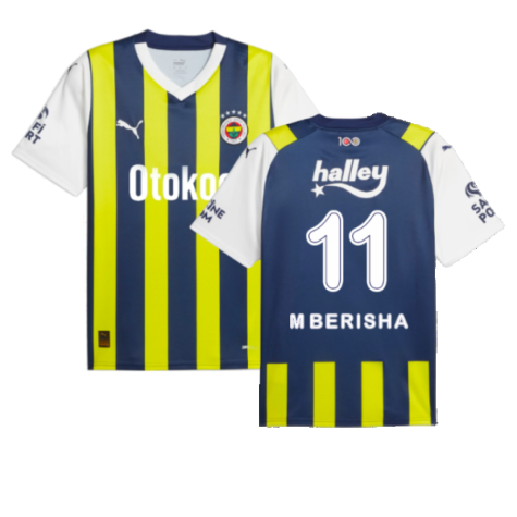 Fenerbahce Mergim Berisha 11 Home Shirt Kit 2023-2024